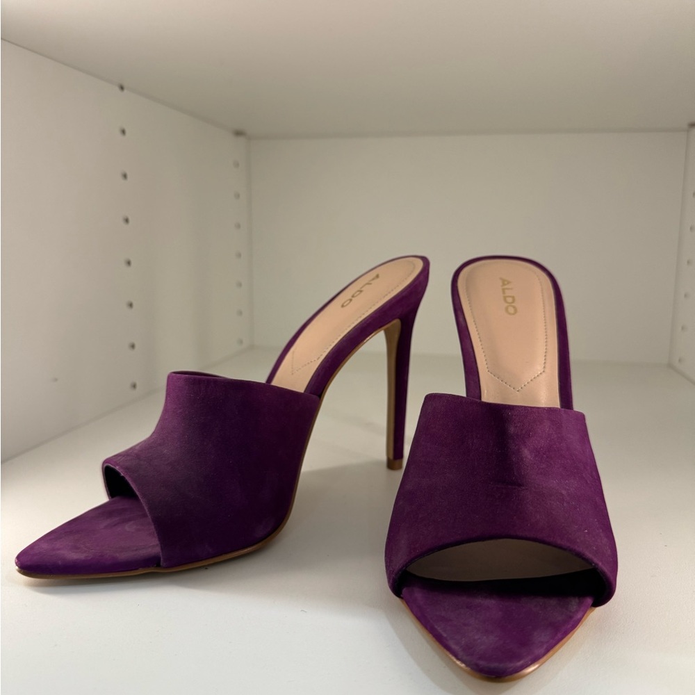Aldo Elegant Deep Purple Heels